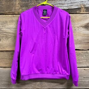Nike Shield Long sleeve golf pullover, purple, Small